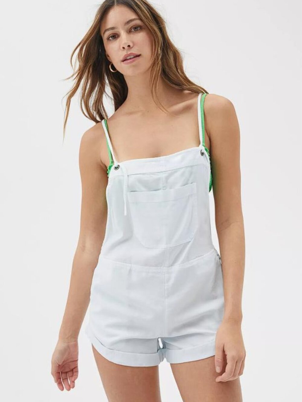 BILLABONG Women's Wild Pursuit Romper Size L in White